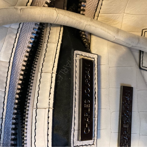 EUC~LEATHER Charles Jordan Stone color Shoulder bag - Picture 10 of 12